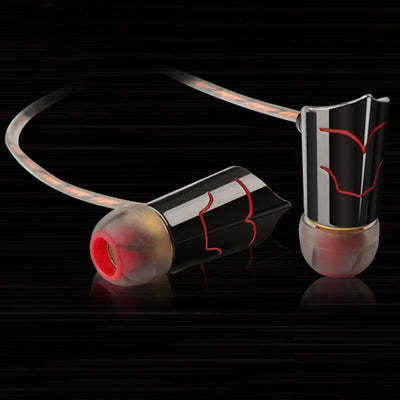 High-End Kopfhörer KZ ED8 Pro Schwarz-Rot In-Ear Ohrhörer