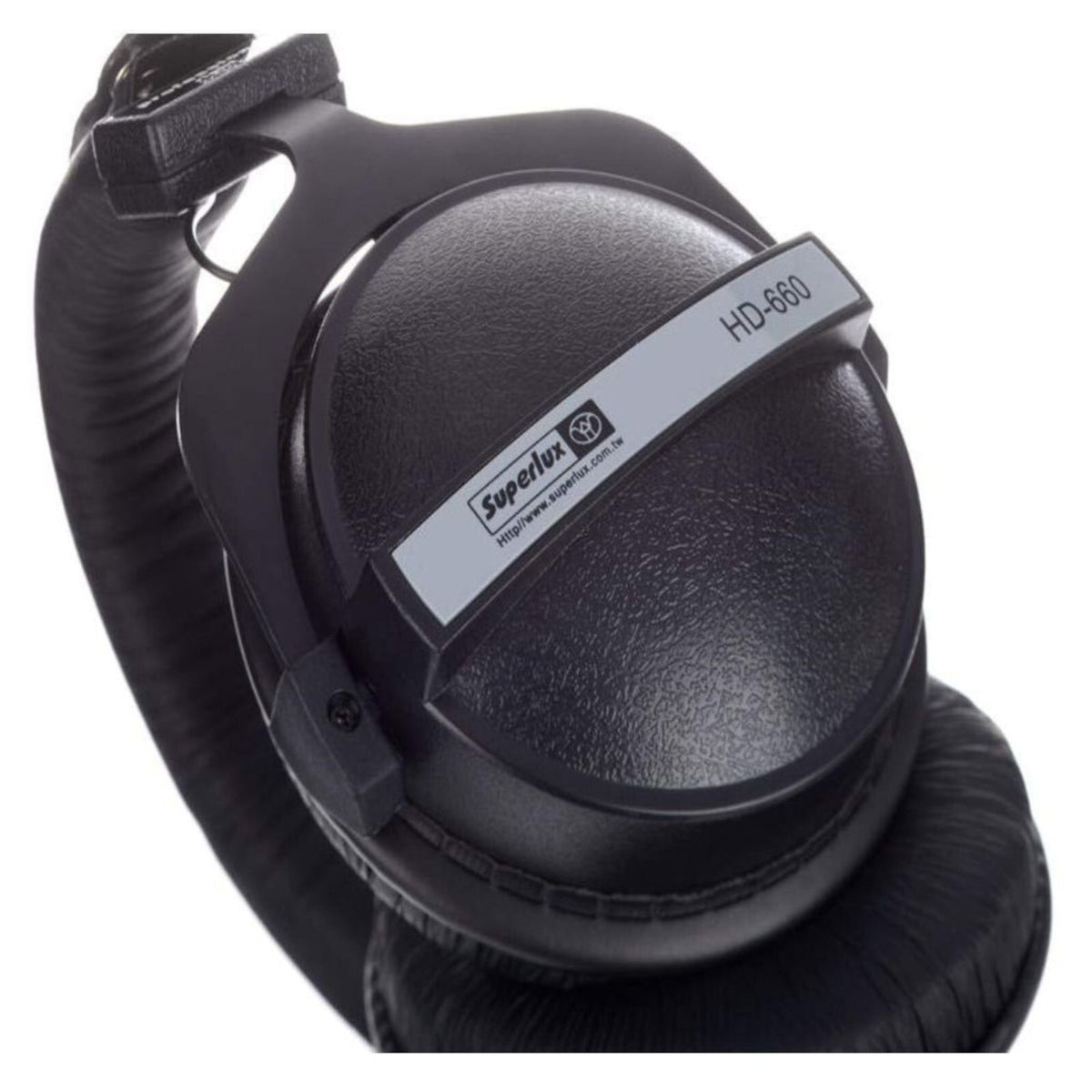 Schwarz-silberne Superlux HD660 Over-Ear-Kopfhörer