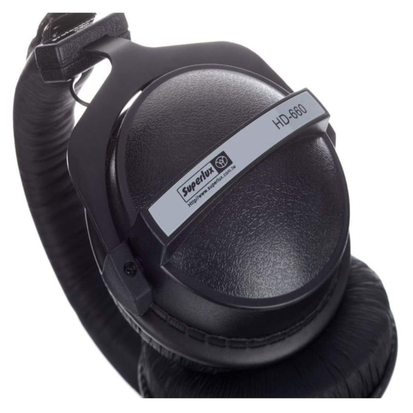 Superlux HD660 Stereo Kopfhörer Schwarz Silber mit Zubehör 6.3 mm Adapter Neu