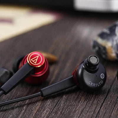 Audio Technica ATH-CKR7 Limited Edition Rot Kopfhörer In-Ear Headphone Earphone