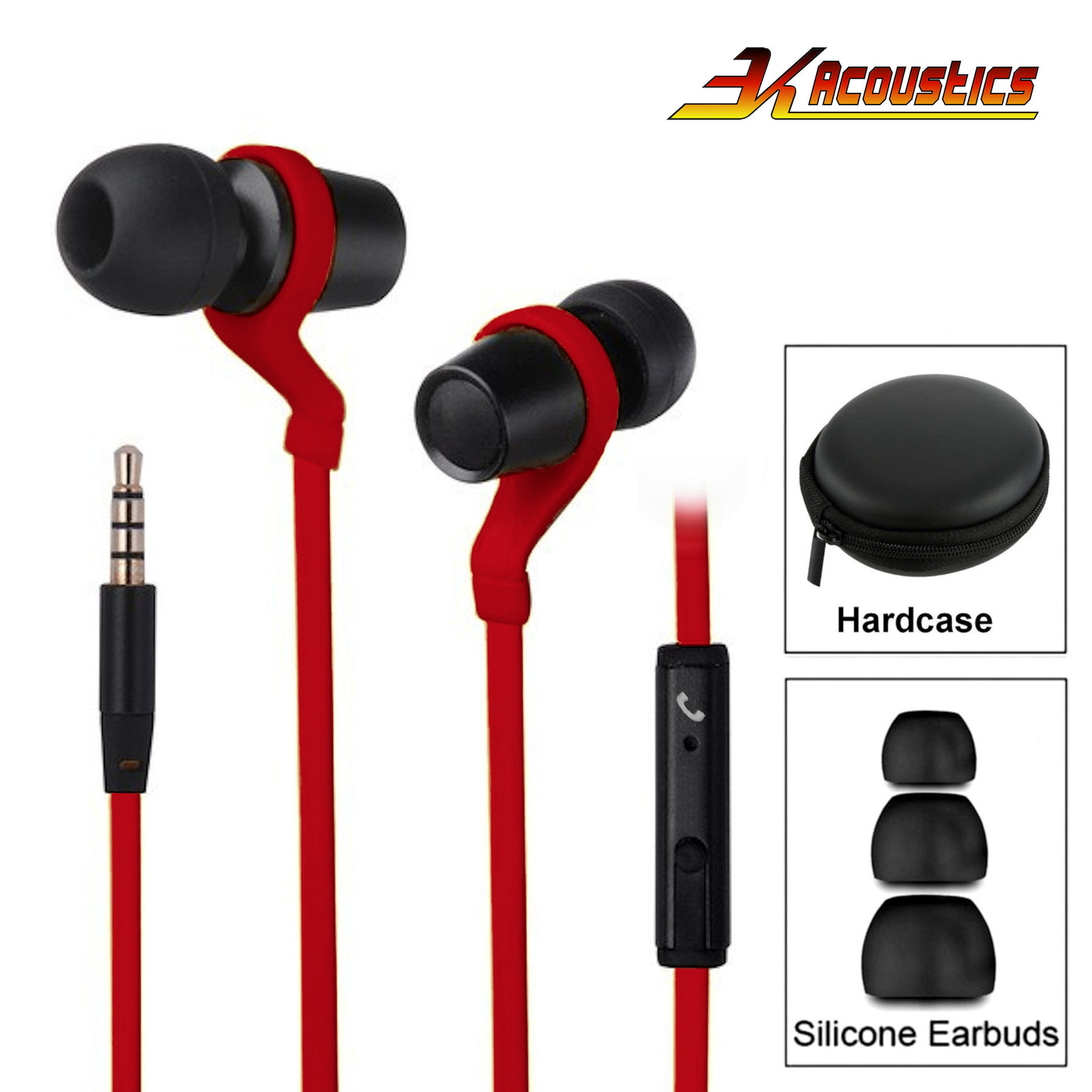 Mega Bass Headset Kopfhörer MB99 High Quality Flachkabel + Kopfhörertasche