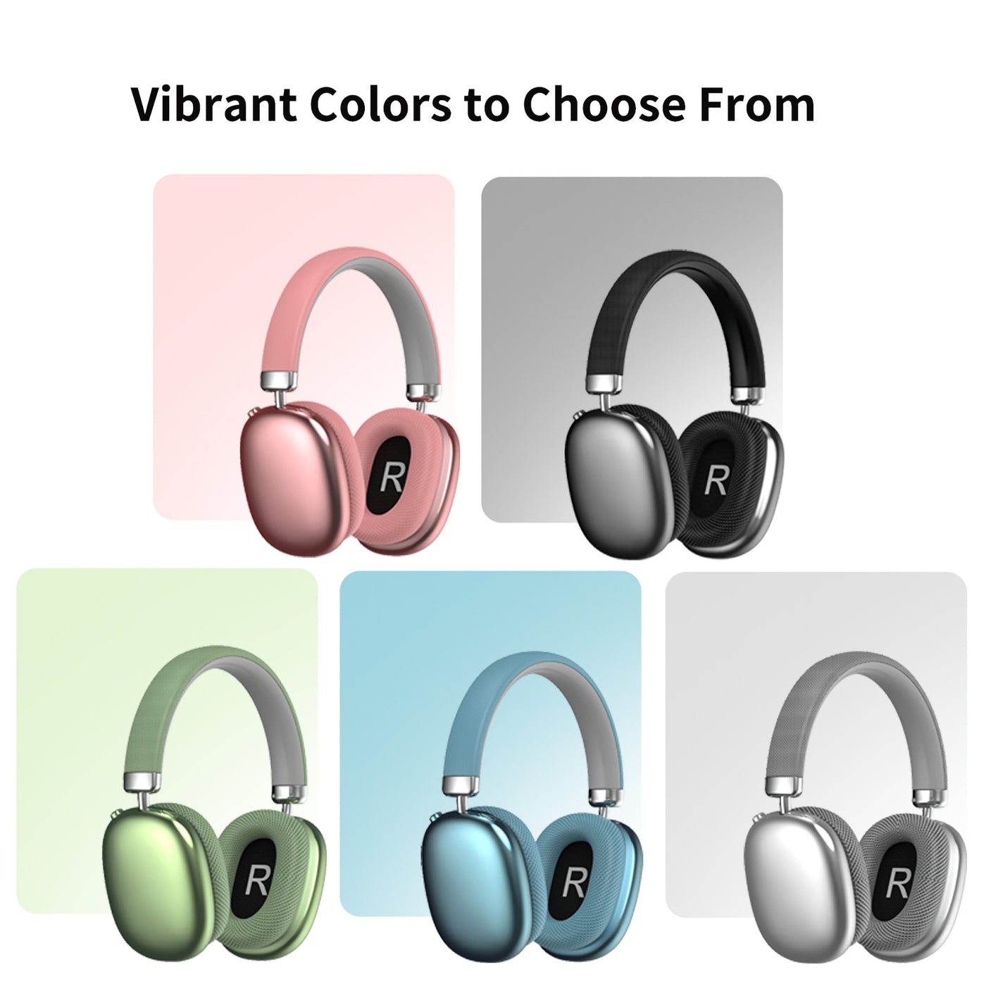 Wireless Bluetooth 5.4 Kopfhörer P959 ENC Over Ear Stereo Headset