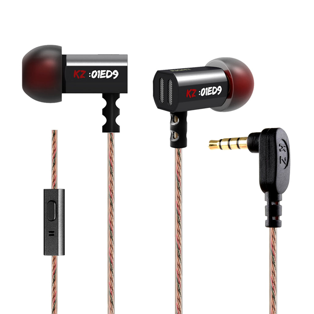 Schwarze KZ ED9 HiFi In-Ear-Kopfhörer