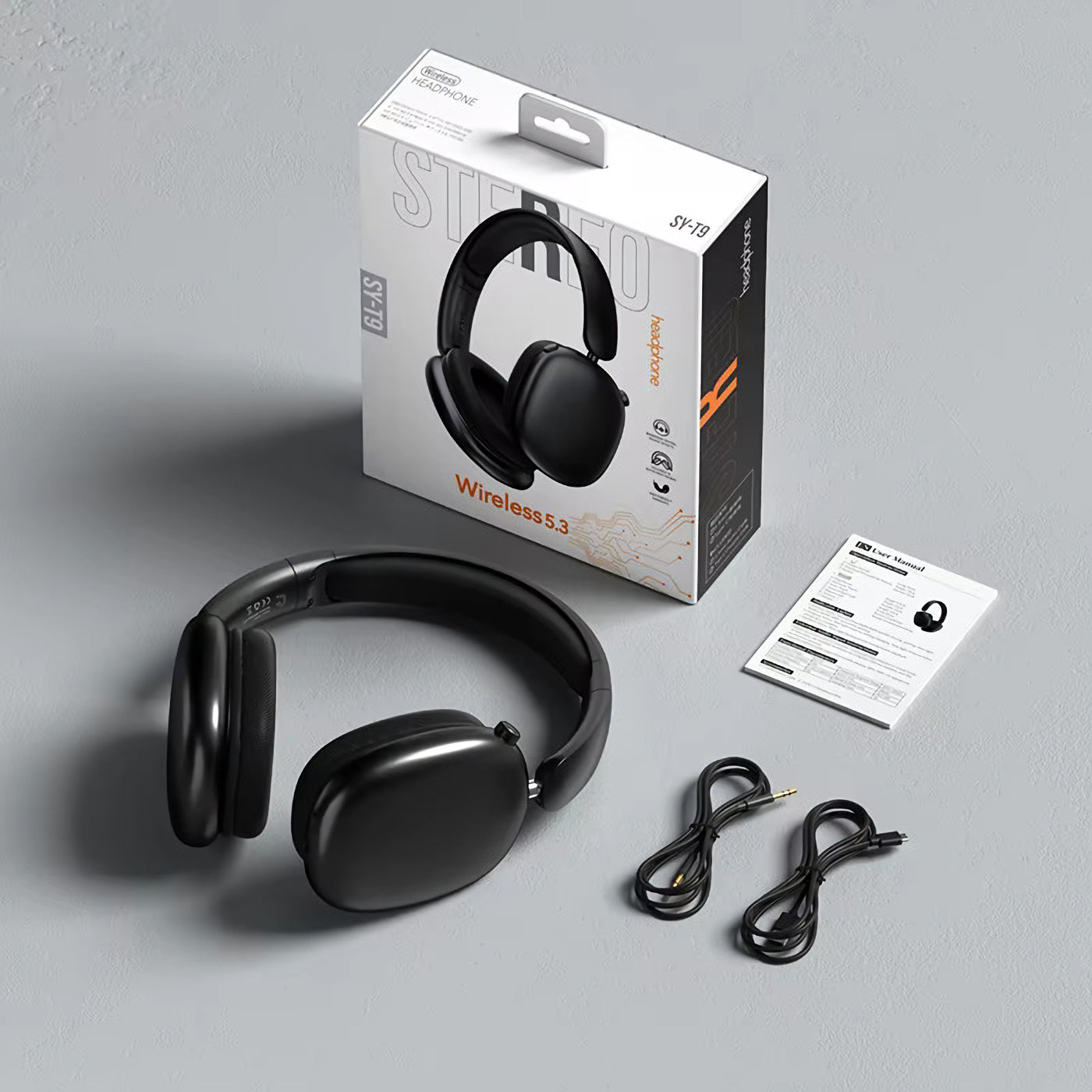 Wireless Bluetooth 5.3 Kopfhörer Soyto T9 ENC Over Ear Stereo Headset