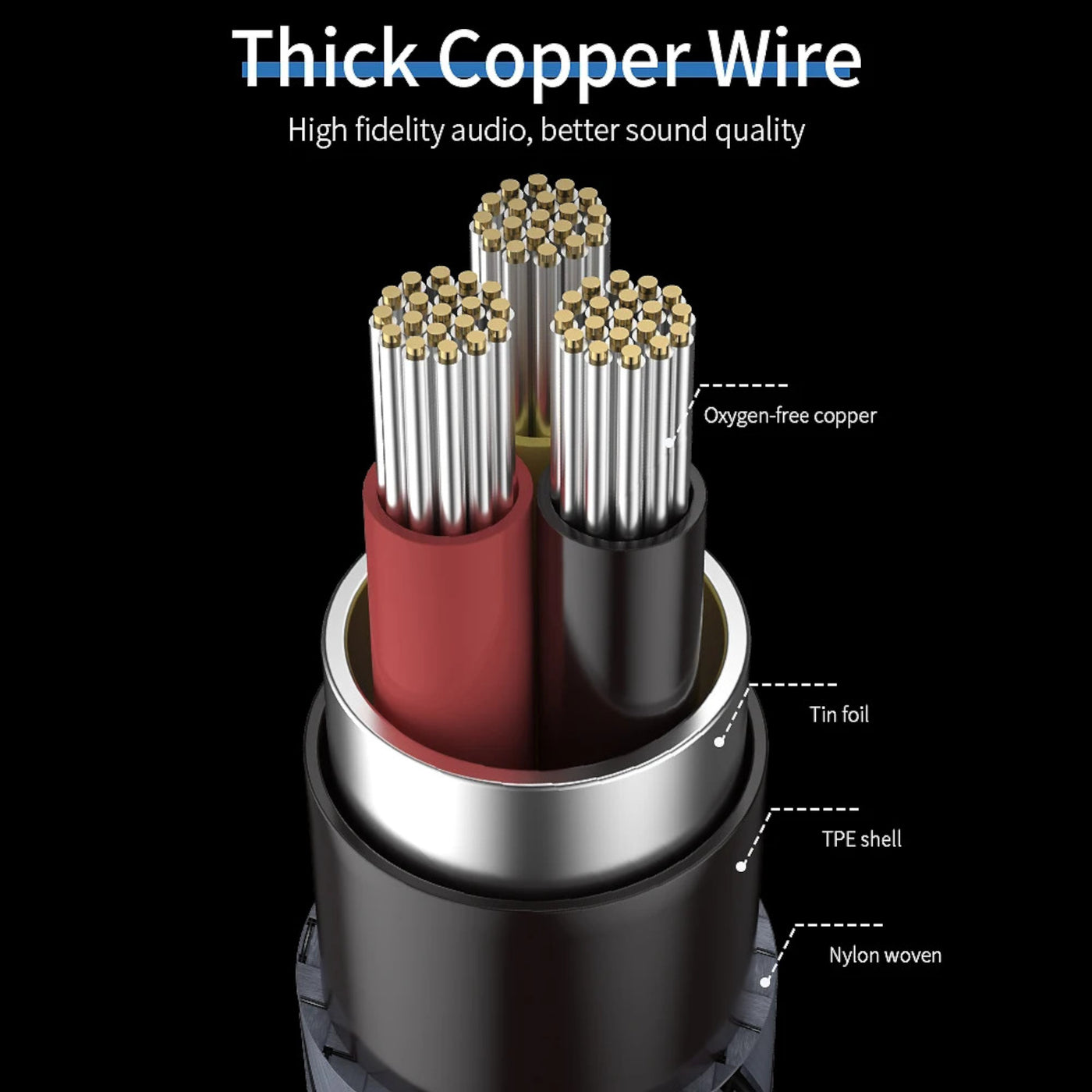 5m Essager Stereo Kopfhörer Verlängerungskabel 3,5mm Klinke Stecker   Buchse