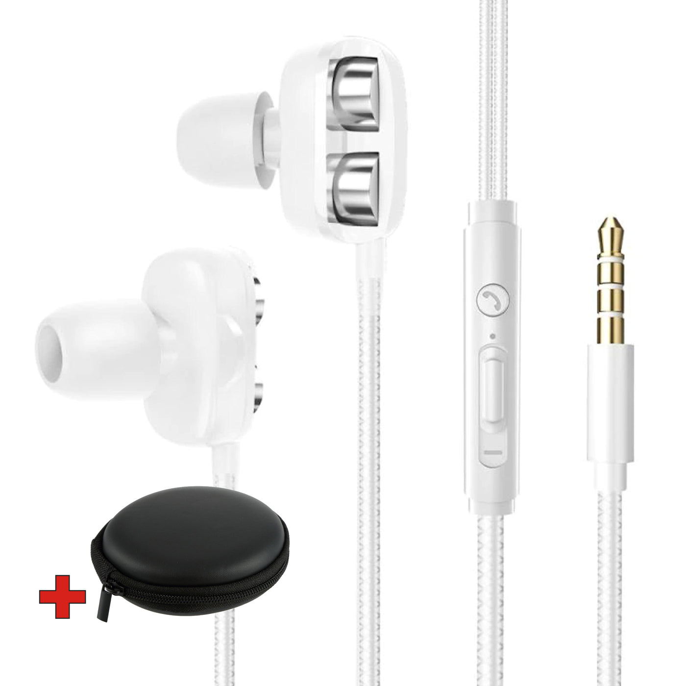 Super Bass In-Ear Doppeltreiber Kopfhörer X20 Ohrhörer Earphone Headset