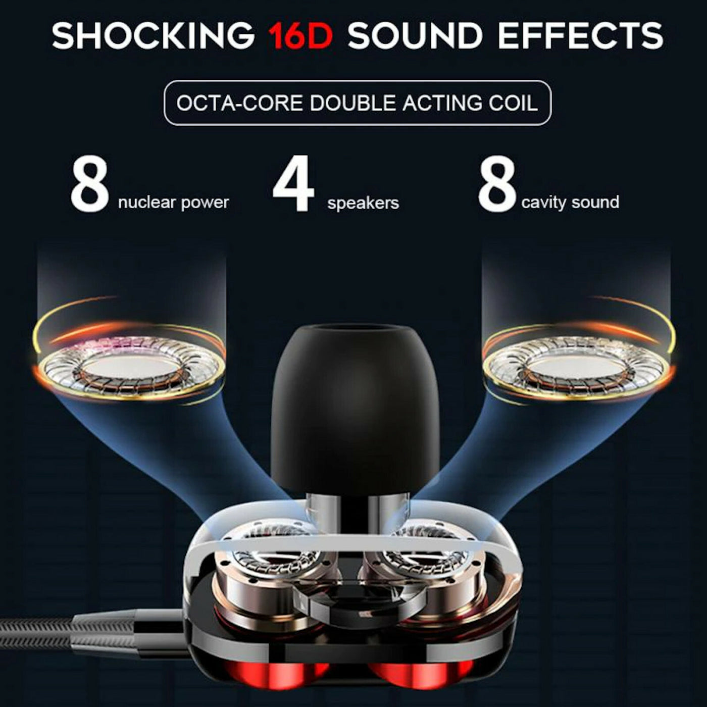 Super Bass In-Ear Doppeltreiber Kopfhörer X20 Ohrhörer Earphone Headset