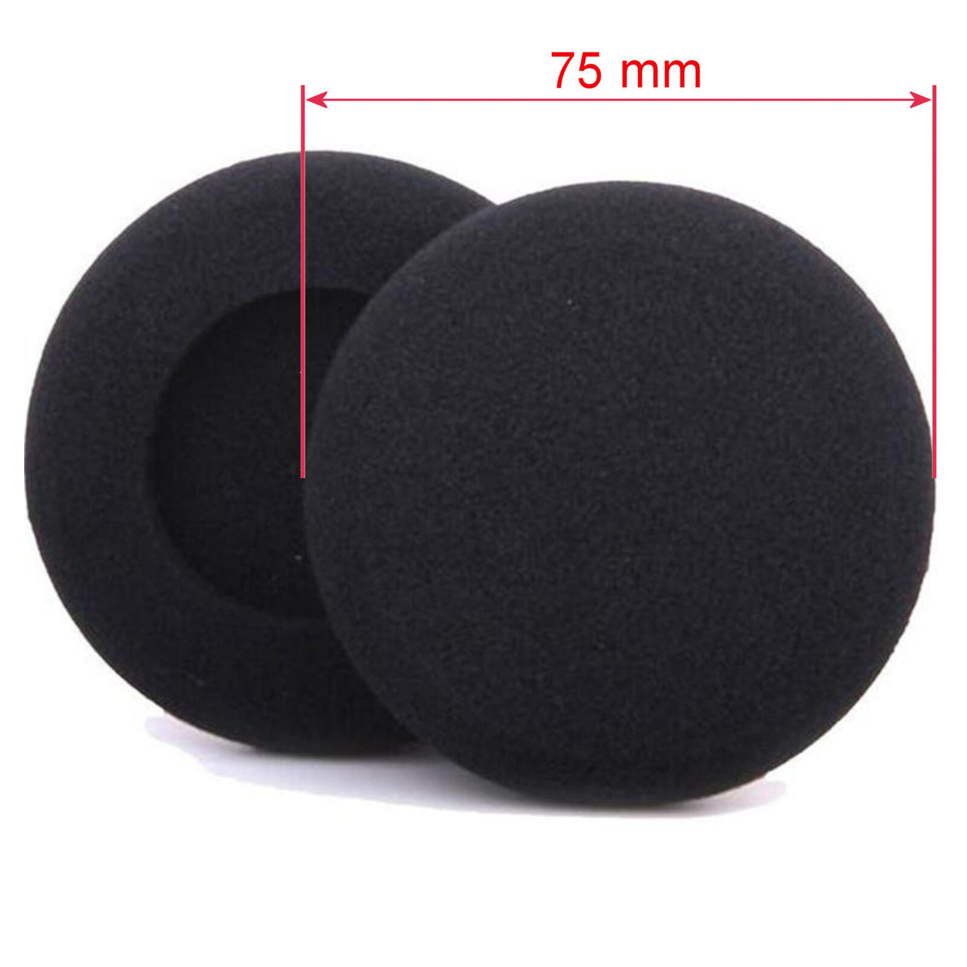 Ohrpolster Schaumstoff Kissen Kopfhörer 30mm -  80mm Durchmesser