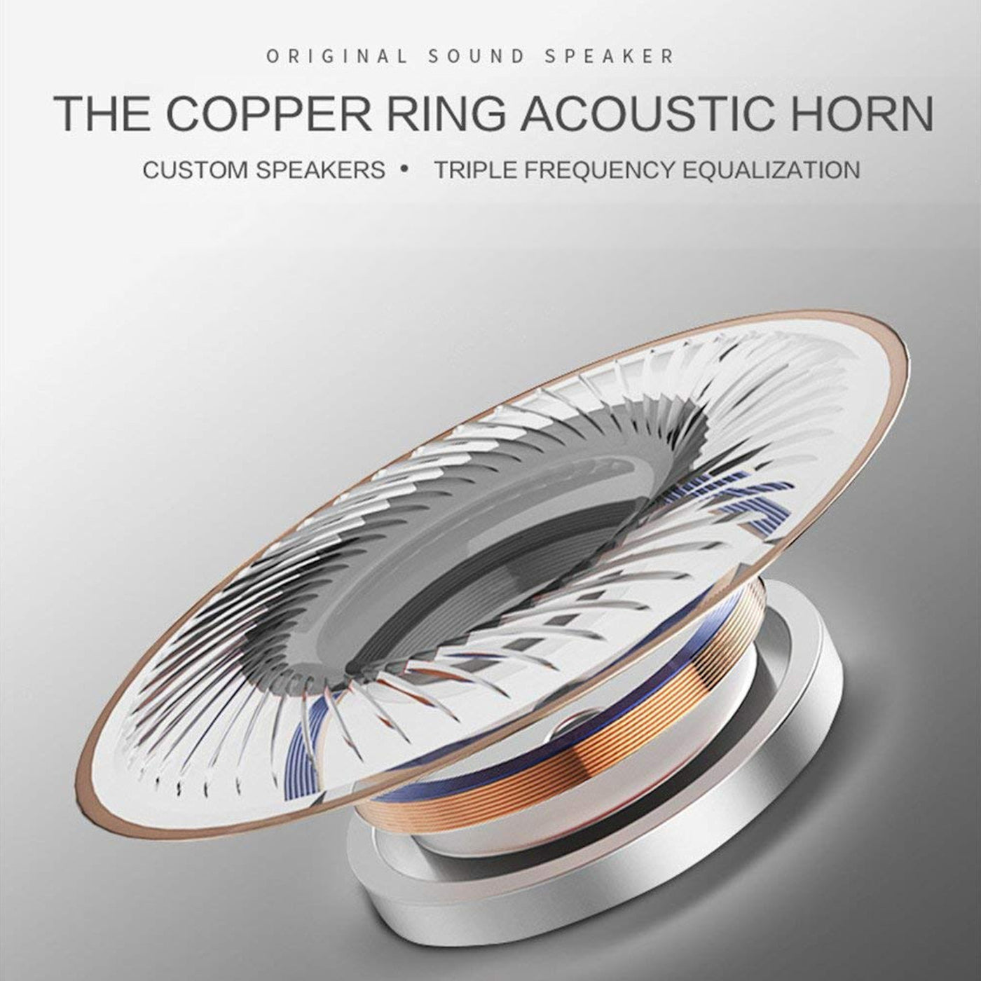 Super Bass High-End In Ear Kopfhörer QKZ DM4 Gold Ohrhörer, austauschbare Kabel