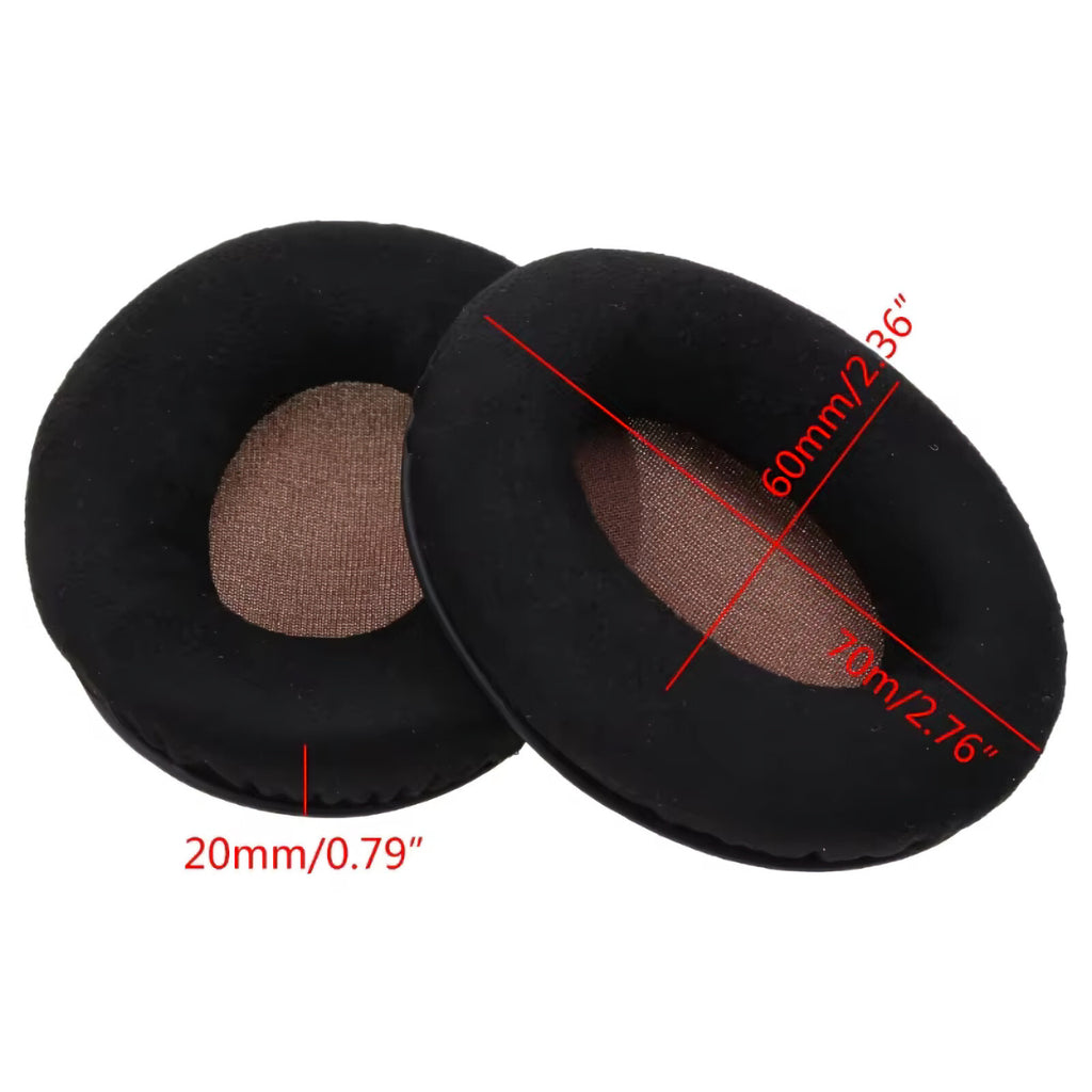 Braune Velours-Ohrpolster für Sennheiser Momentum On-Ear