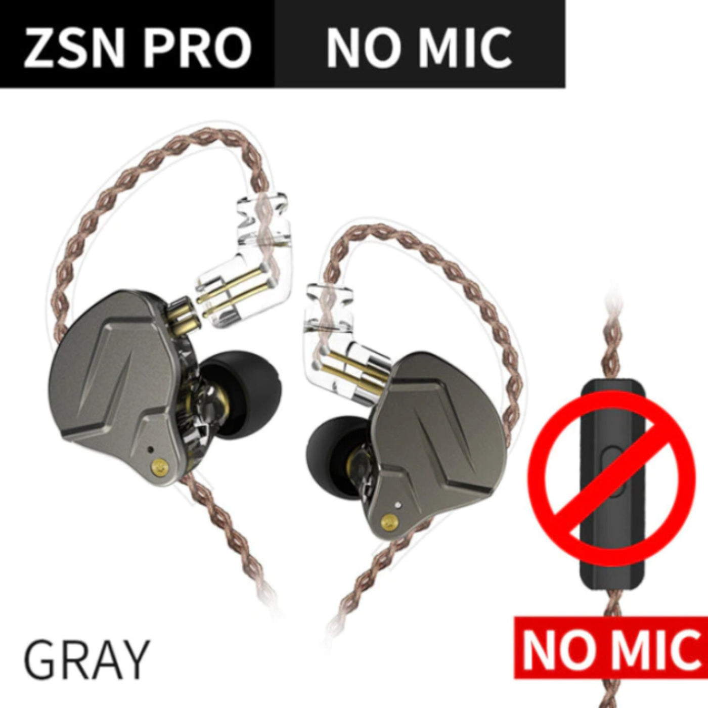 KZ ZSN Pro Premium High-End Hybrid Treiber HiFi In-Ear Kopfhörer Headset