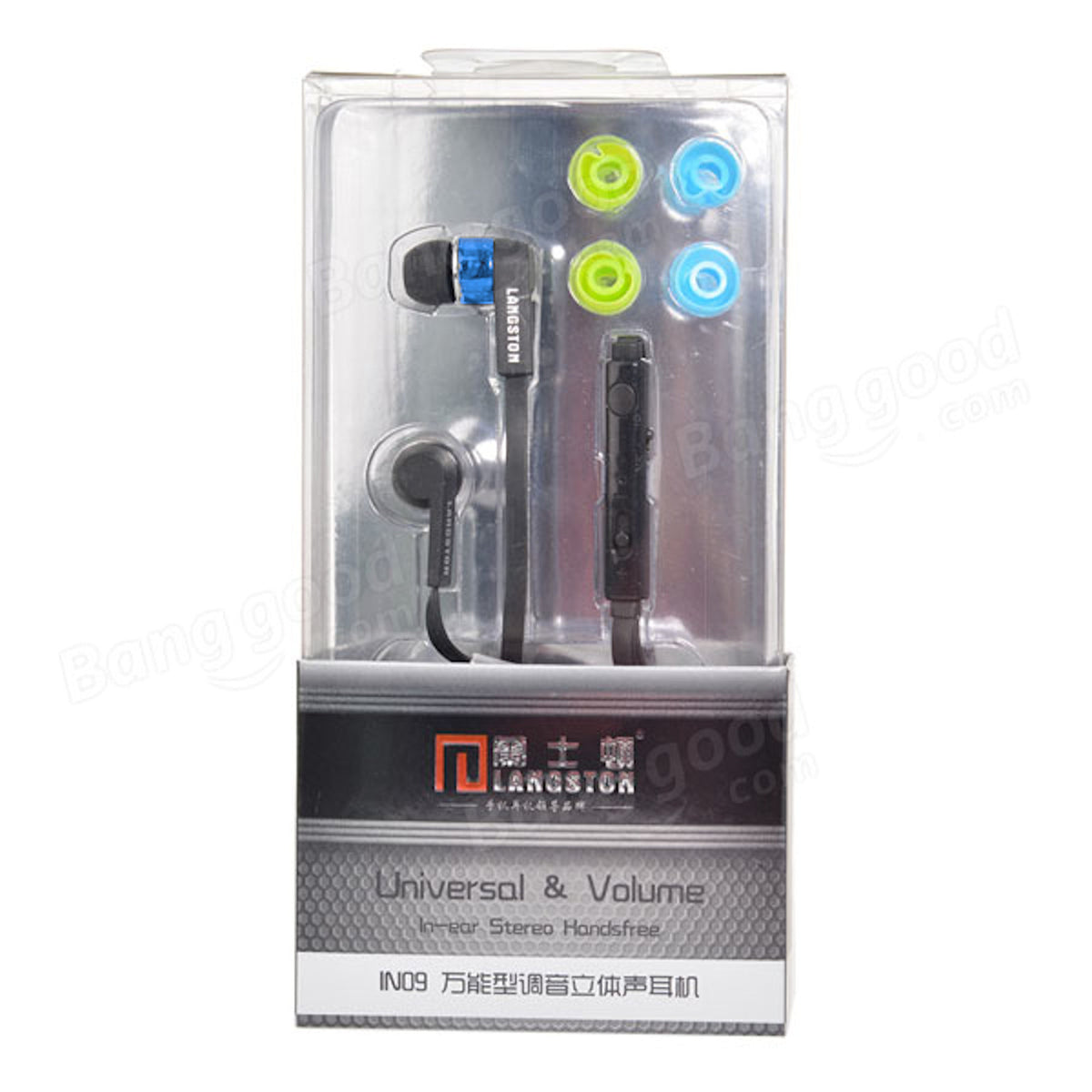 Blaues Langsdom IN09 In-Ear-Headset
