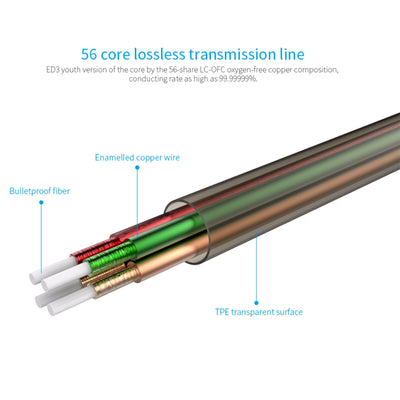 High-Quality Kopfhörer KZ ED3M Youth Version In-Ear, PU Hardcase, Megabass