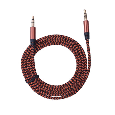 Audio Stereo Kopfhörer Anschlusskabel Nylon 1m 3,5mm Klinke Stecker > Stecker