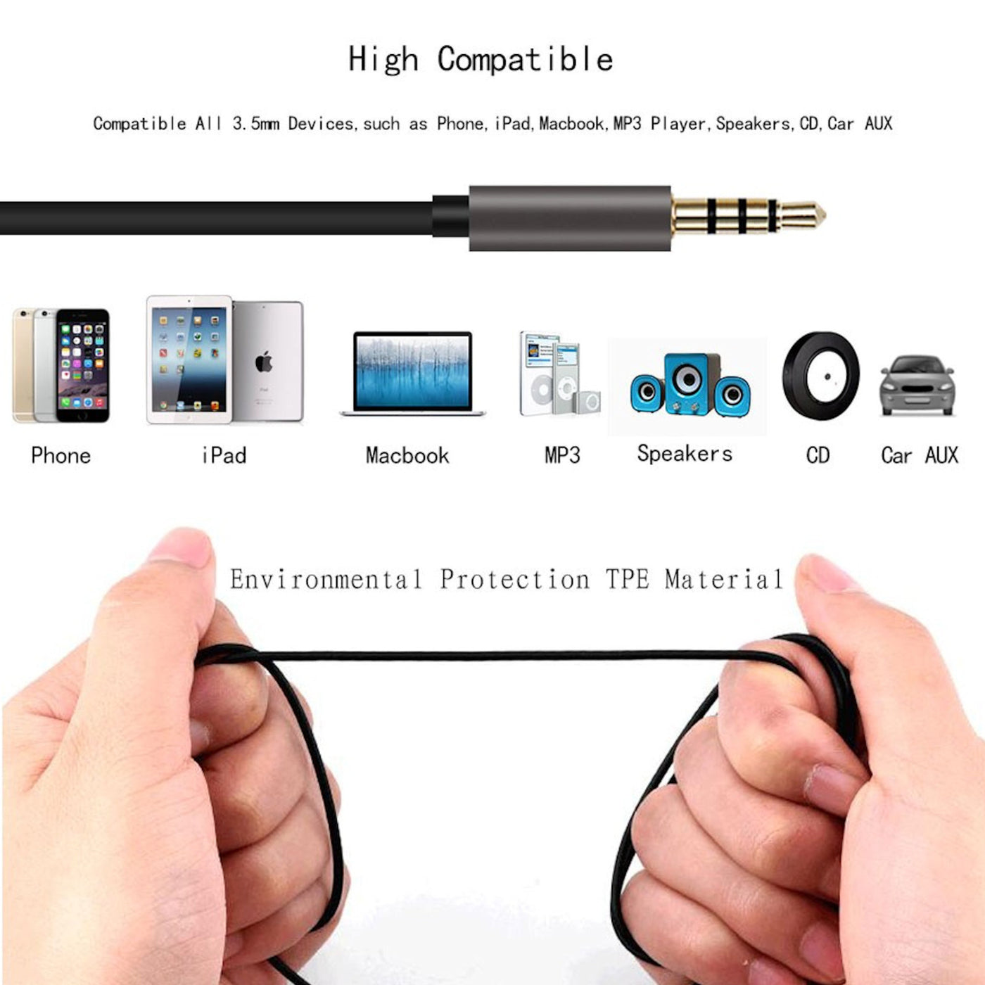 1m Audio Stereo Kopfhörer Headset Verlängerung 4-polig 3,5mm Stecker > Buchse S