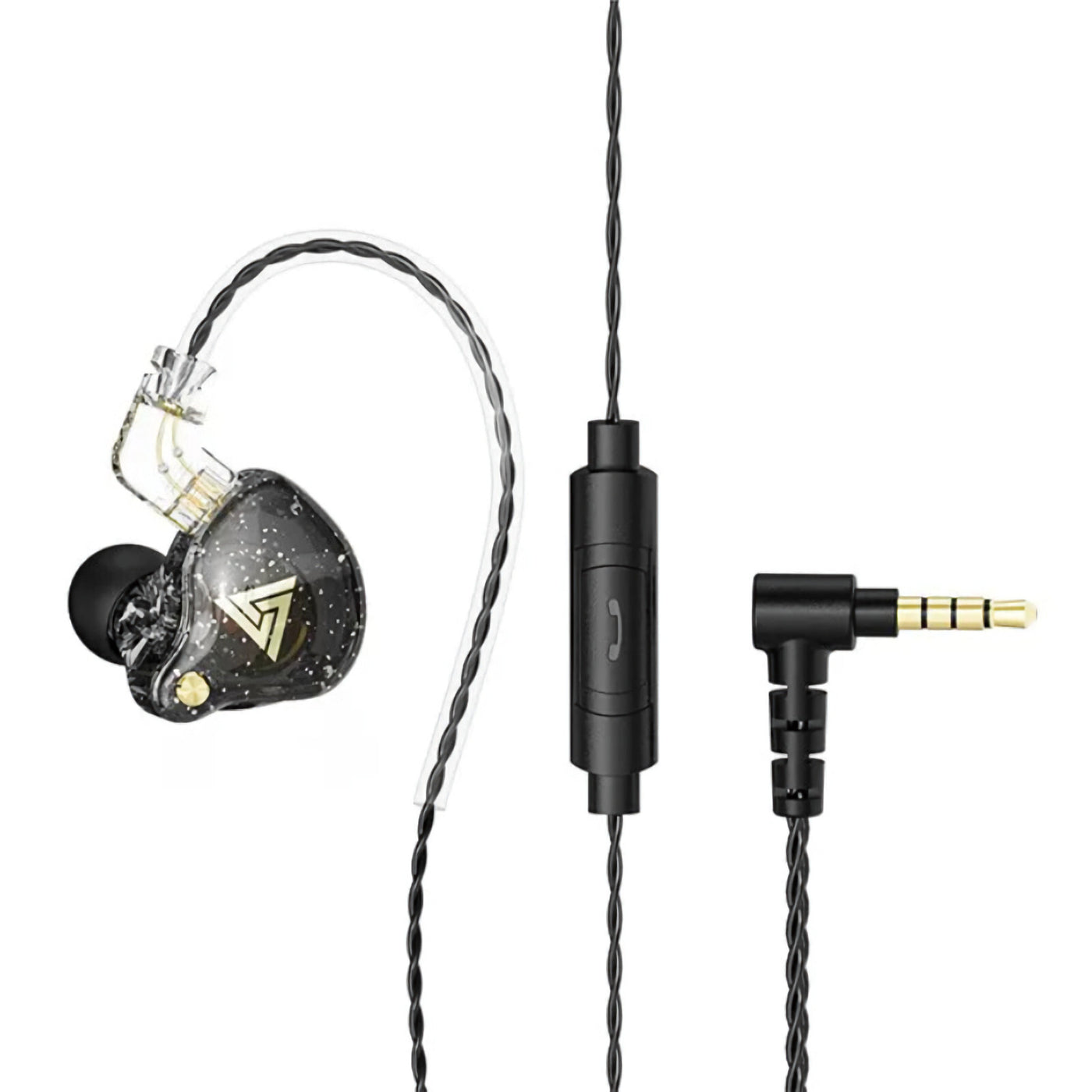 Premium Headset Kopfhörer QKZ-AK6 Pro HiFi In-Ear-Headset Ohrhörer + Hardcase