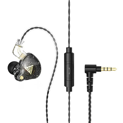 Premium Headset Kopfhörer QKZ-AK6 Pro HiFi In-Ear-Headset Ohrhörer + Hardcase