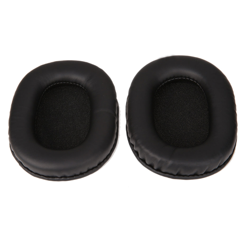 Schwarze Kunstleder-Ohrpolster für Audio-Technica M50X M40X