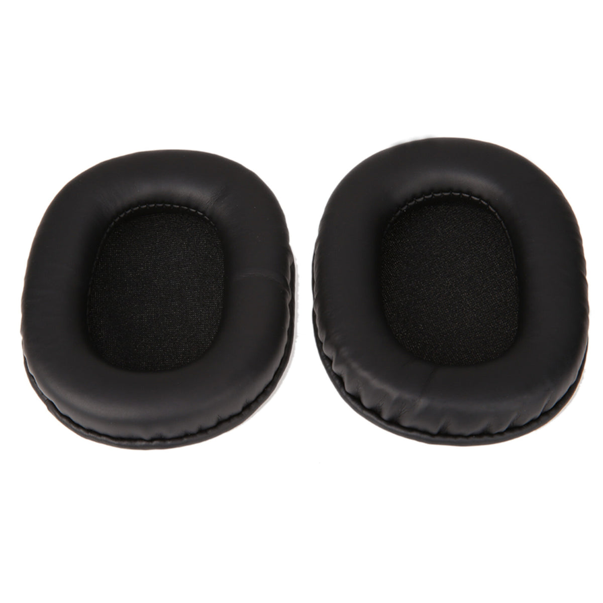 Schwarze Kunstleder-Ohrpolster für Audio-Technica M50X M40X