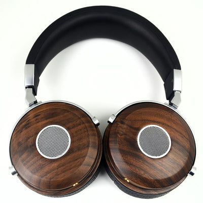 Premium Walnuss Holz Kopfhörer High End Headphone 50mm Treiber Super Klang B7-2