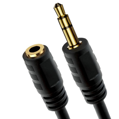 5m Audio Verlängerungskabel 🎧 OFC AUX 3,5mm Klinke Stecker/Buchse vergoldet