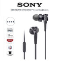Schwarze Sony MDR-XB75AP Extra-Bass In-Ear-Kopfhörer