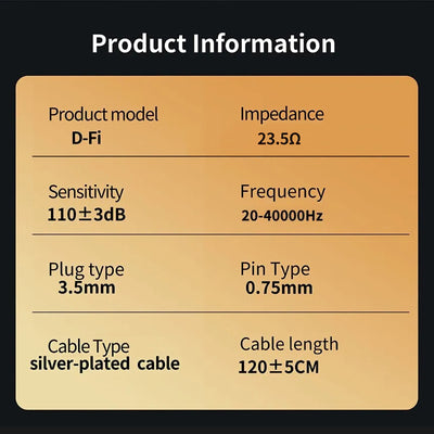100% Original KZ D-Fi High-End Professional HiFi Kopfhörer Premium In-Ear