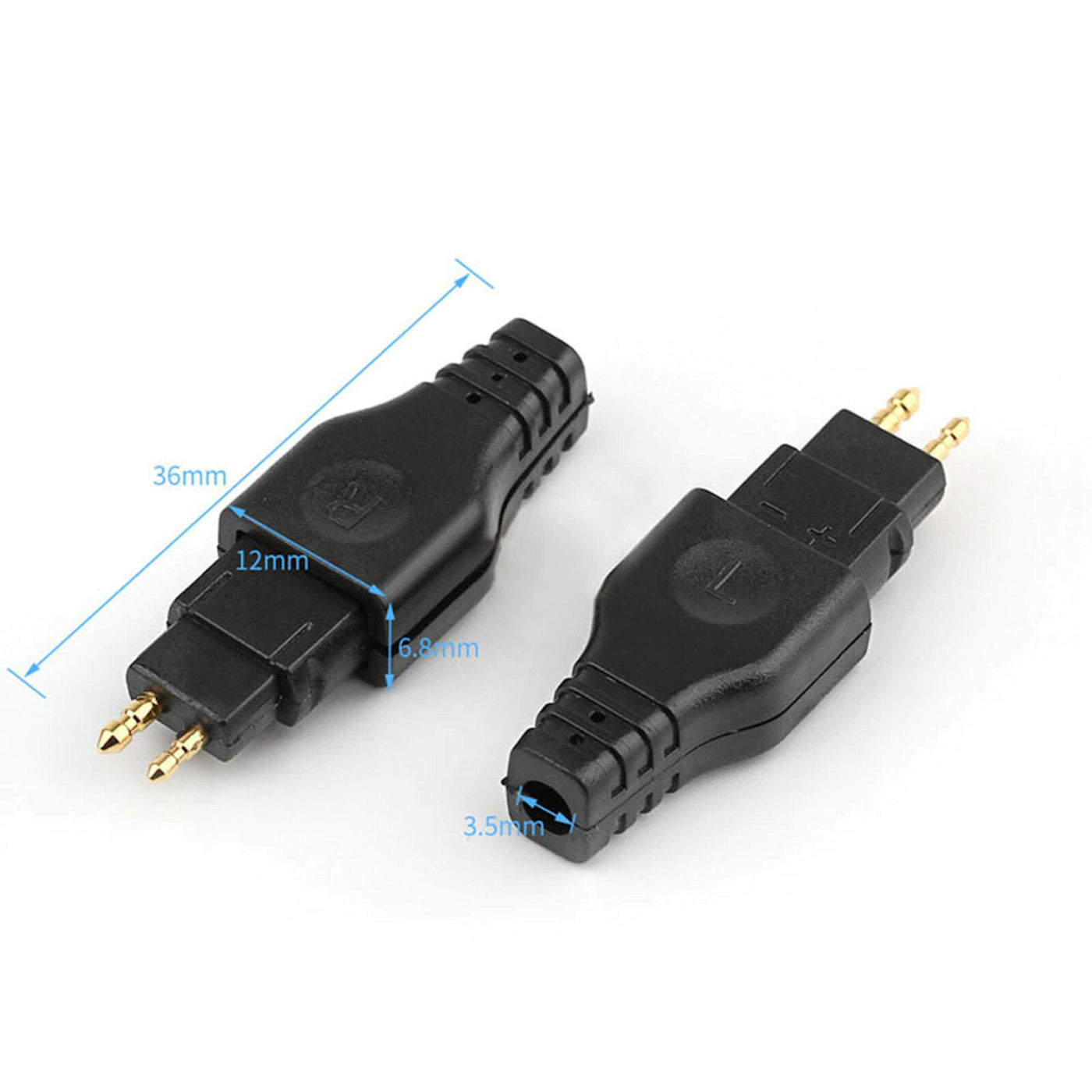 Audio Stecker zum Löten für Sennheiser HD25 HD525 HD565 HD600 HD650 flach
