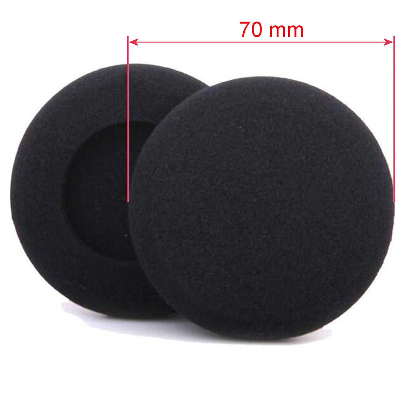 Ohrpolster Schaumstoff Kissen Kopfhörer 30mm -  80mm Durchmesser