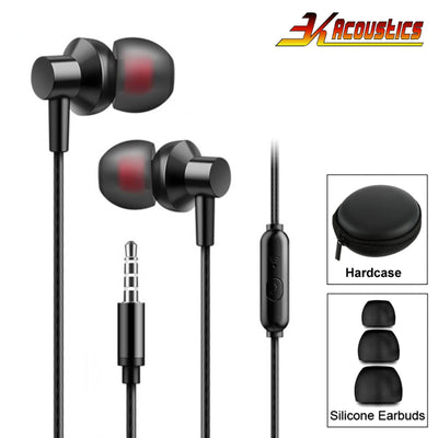 Super Bass In-Ear Kopfhörer Ohrhörer A03 Headset Earphone Headphone + Hardcase