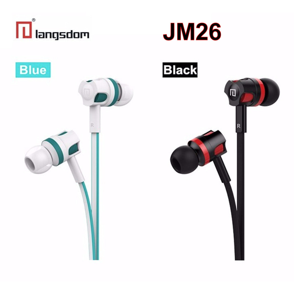 Langsdom JM26 In-Ear-Headset mit Mikrofon