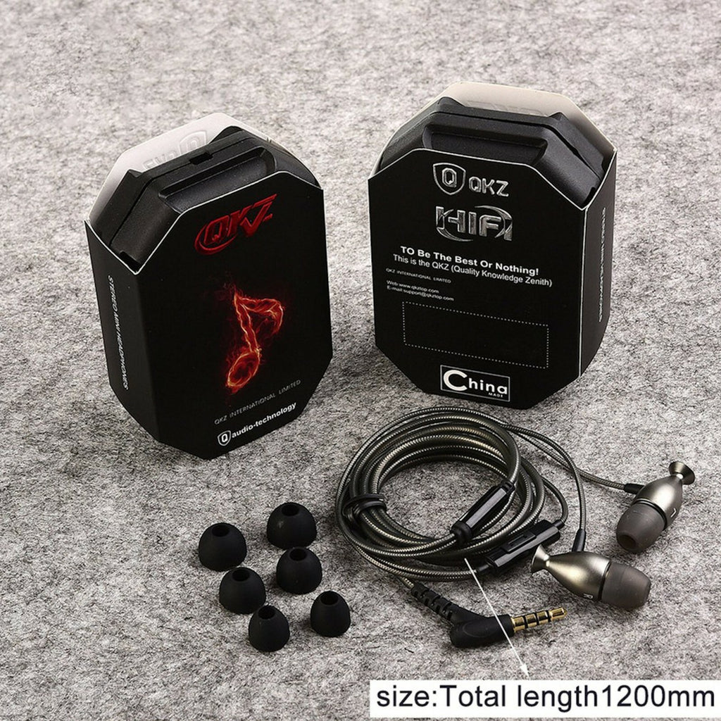 QKZ DT2 HS Sport In-Ear-Headset mit Hardcase