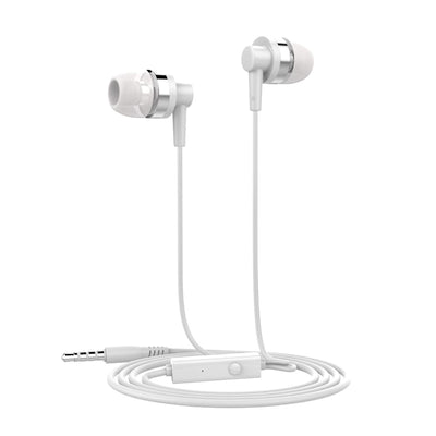 In-Ear Headset JD89 Weiss Kopfhörer Earphone Bass für Samsung Xiaomi LG HTC