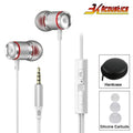 Silberner 3K D9 Pro Metall In-Ear-Kopfhörer