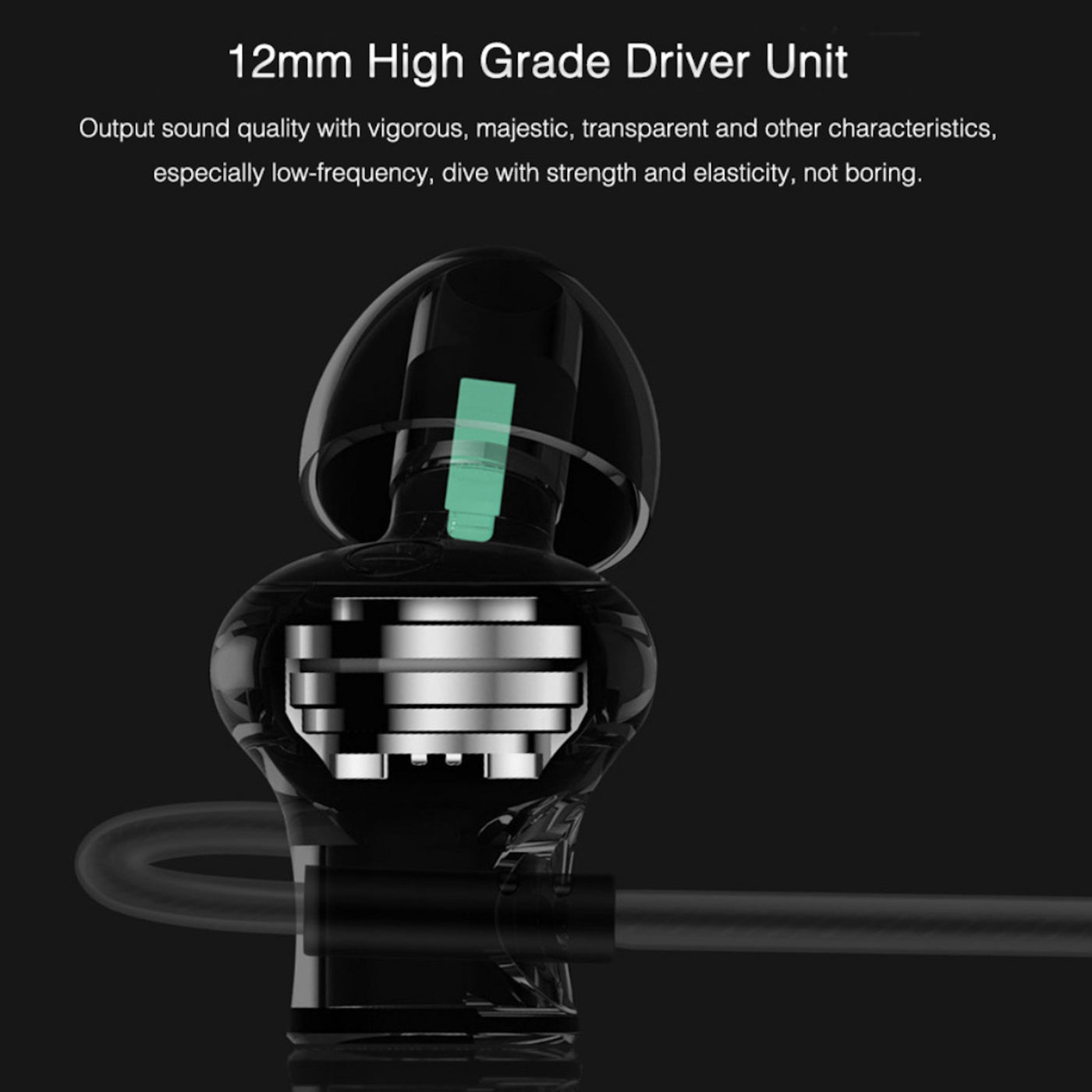 Premium Headset Kopfhörer QKZ-W3 12mm Treiber In-Ear-Headset Ohrhörer Magnetisch
