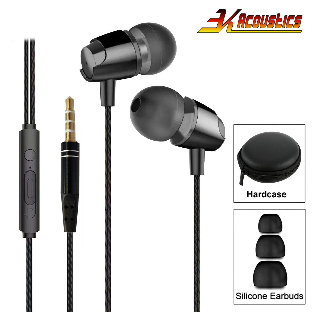R4 In-Ear-Kopfhörer mit Hardcase