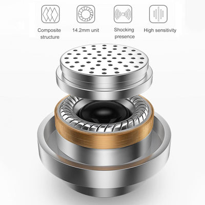 Super Bass In-Ear Kopfhörer Ohrhörer S20 Headset Earphone Headphone + Tasche