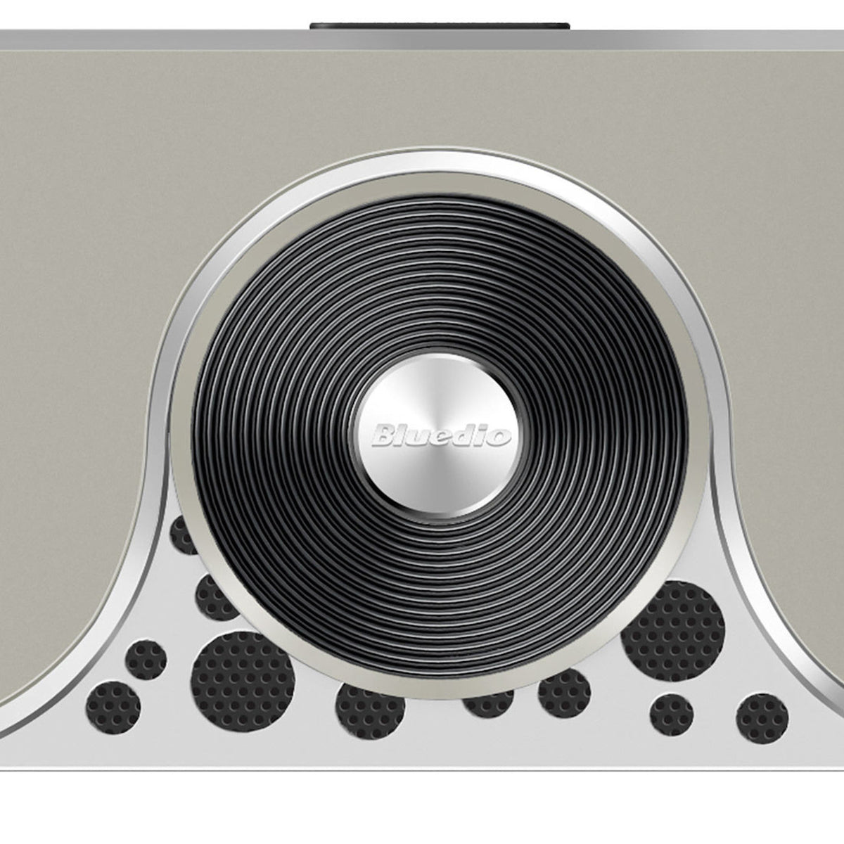 Grauer Bluedio TS-3 Turbine Bluetooth-Lautsprecher