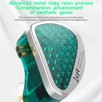 KZ AS16 Pro Premium High-End Professional 16 Treiber HiFi In-Ear Kopfhörer