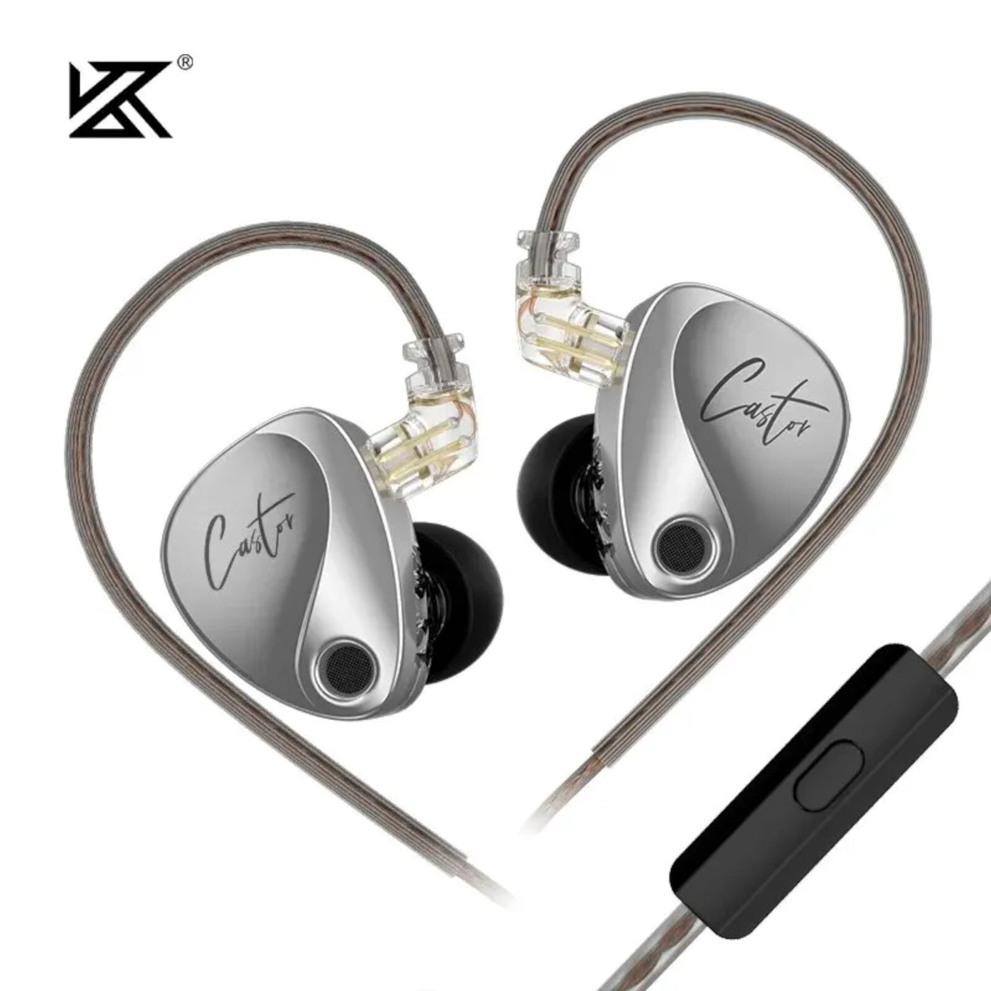 KZ Castor Premium High-End Professional In-Ear Kopfhörer Einstellbarer Bass