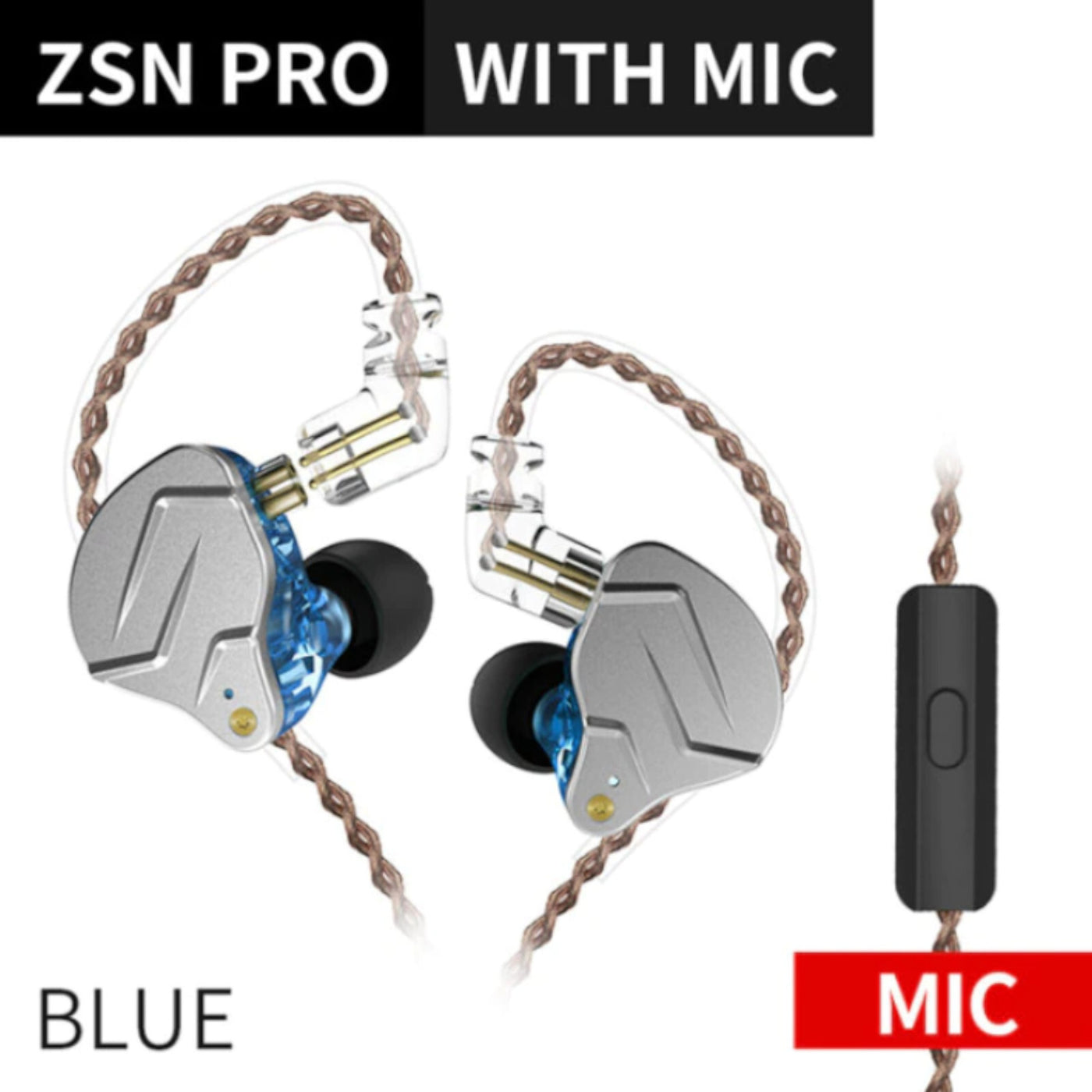 KZ ZSN Pro Premium High-End Hybrid Treiber HiFi In-Ear Kopfhörer Headset