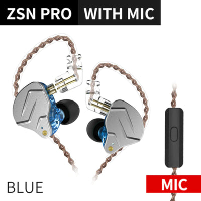 KZ ZSN Pro Premium High-End Hybrid Treiber HiFi In-Ear Kopfhörer Headset