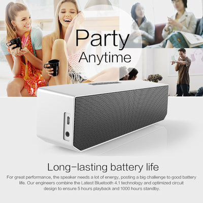 Bluedio BS-3 Mini Lautsprecher Bluetooth Speaker Wireless 3D Stereo MP3 Weiss