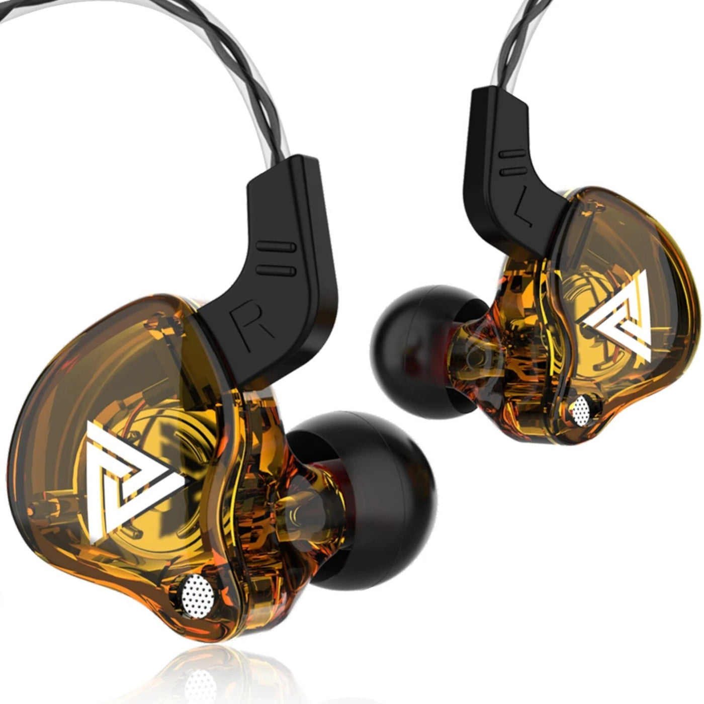 QKZ AK6 Hi-Res In-Ear-Kopfhörer Ohrhörer 105dB mit HD Mikrofon Bass Boost Gold