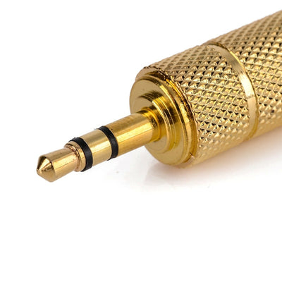 Klinken Adapter 6,35mm Buchse auf 3,5mm Stecker Stereo AUDIO HIFI voll vergoldet
