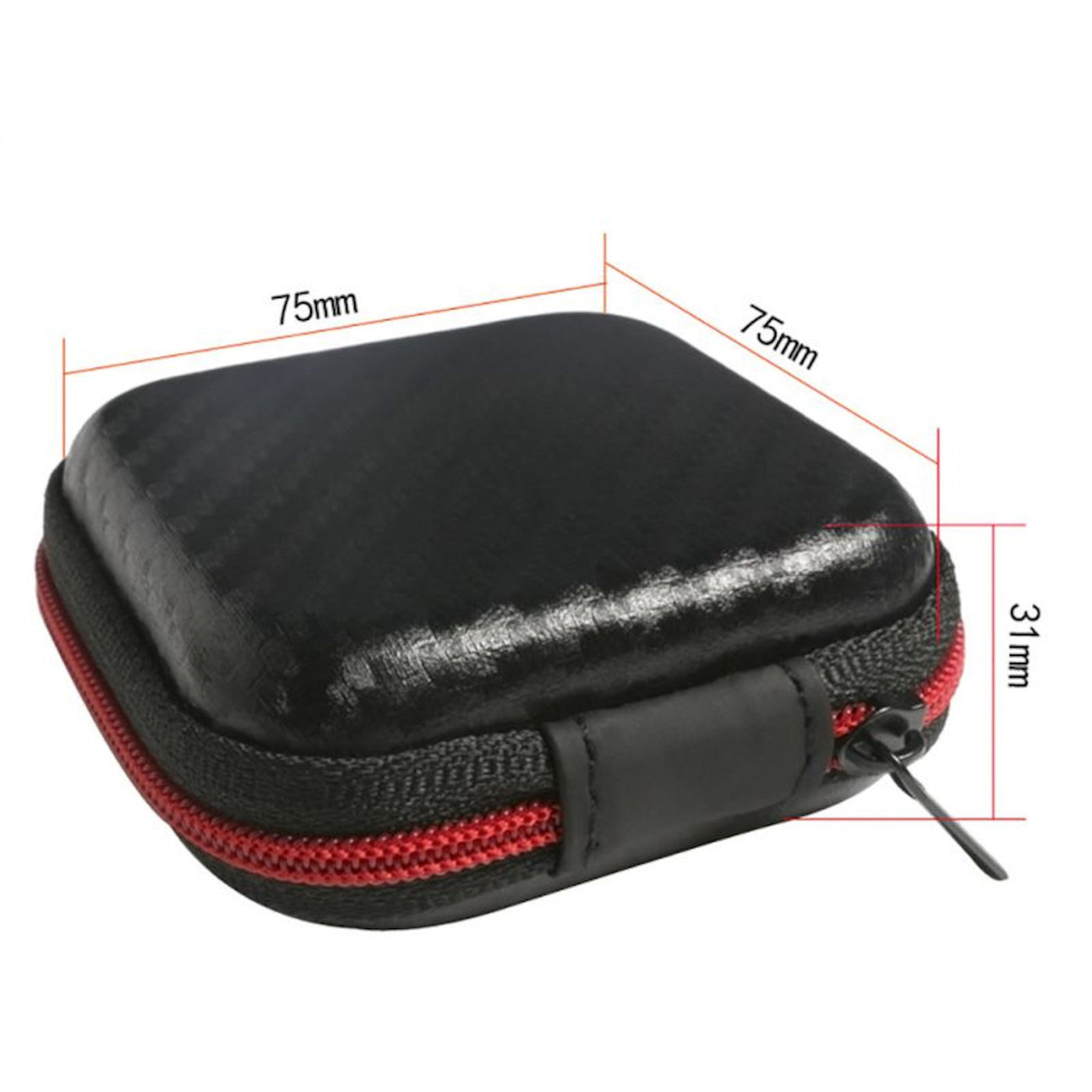 High-End Mini Kopfhörer KZ HDS1 Professional Blau In-Ear in PU Hardcase