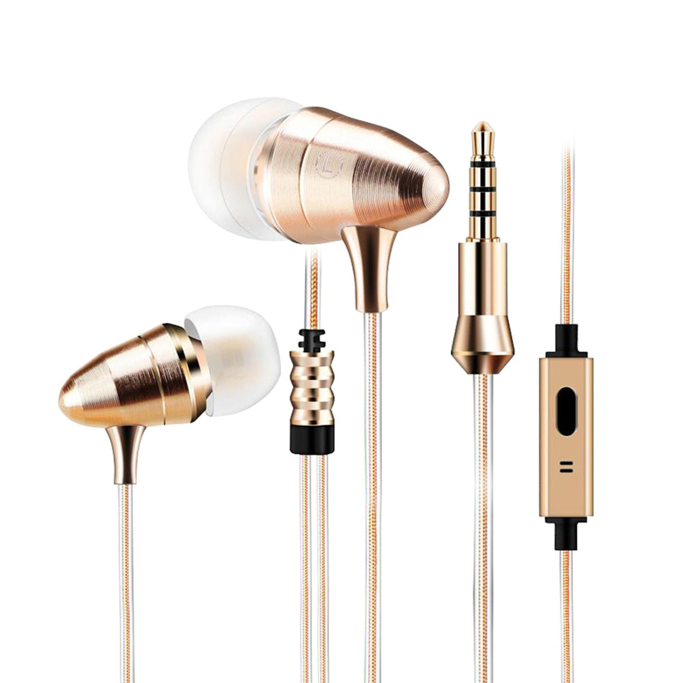 Super Bass In-Ear Kopfhörer KZ X6 X6HS Gold High-End Headset Headphones PU Case