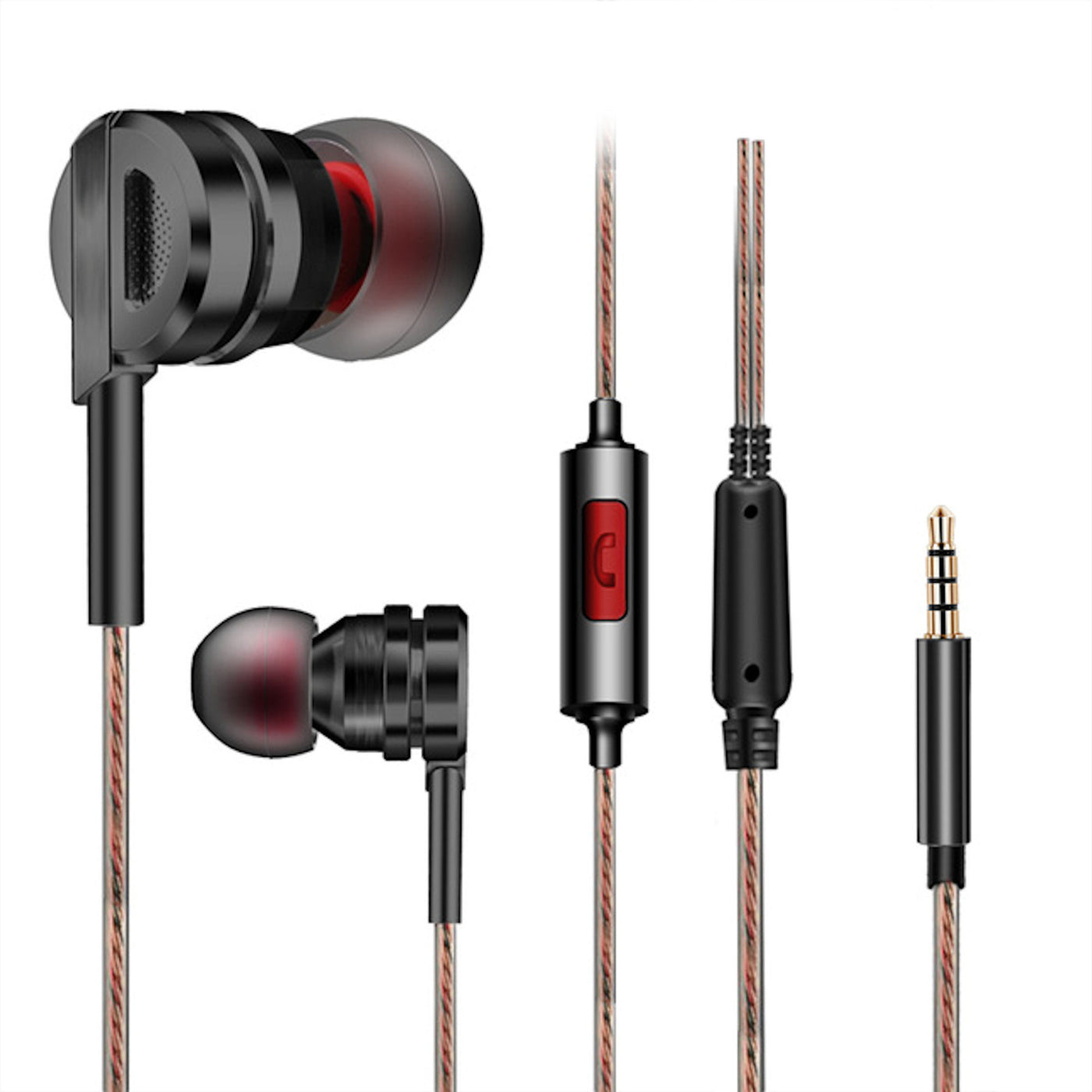 Super Bass In-Ear Headset Kopfhörer KZ DM9 Professional Gunmetal in PU Hardcase
