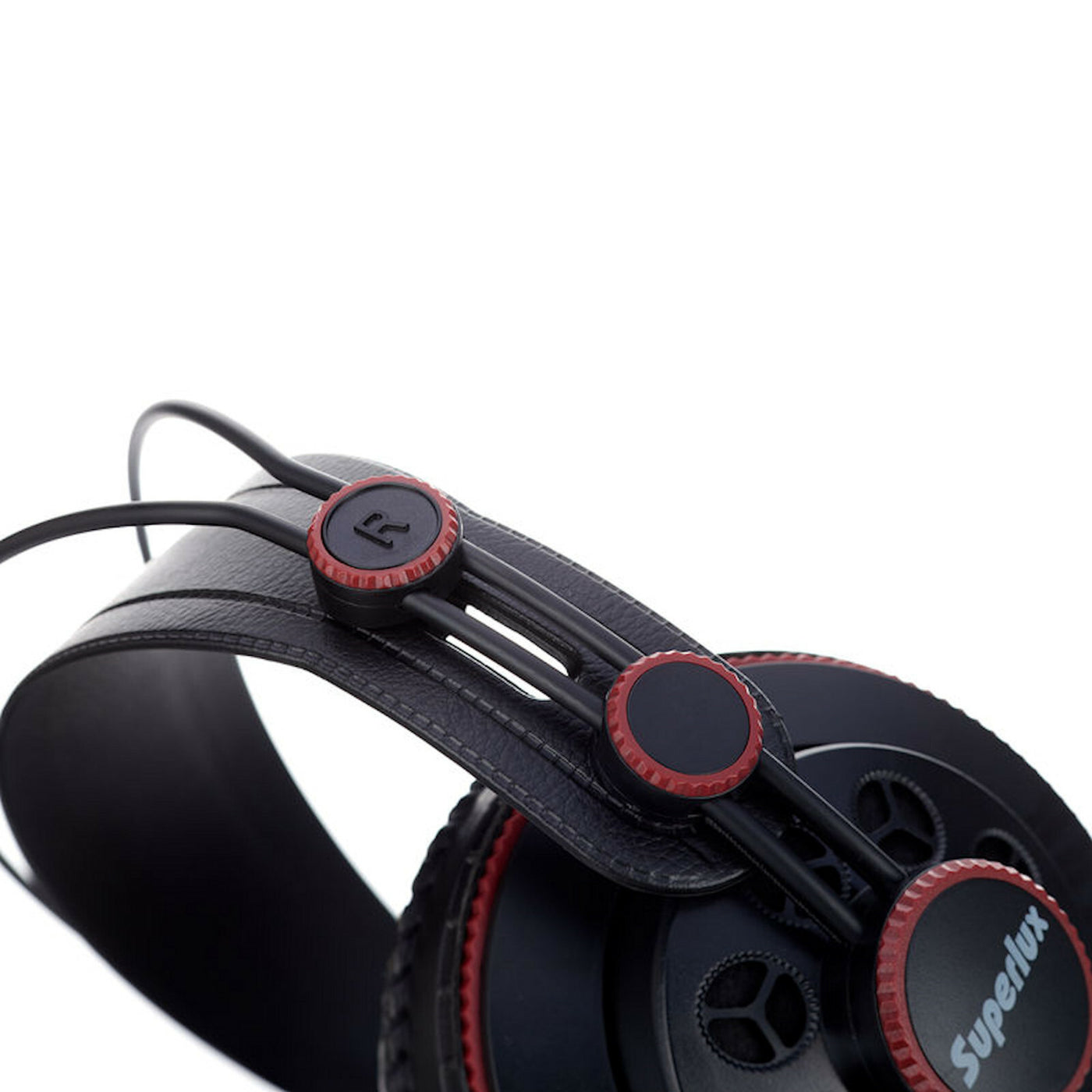 Superlux HD681 Stereo Kopfhörer Schwarz Rot mit Zubehör 6.3 mm Adapter Neu