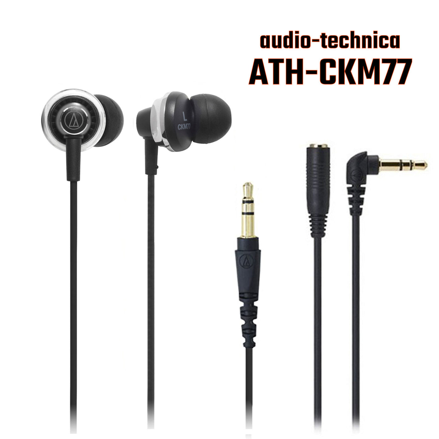Audio Technica ATH-CKM77 Premium Kopfhörer In-Ear Headphone Earphone